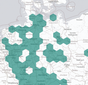 Die luftdaten.info Map - ein Screenshot